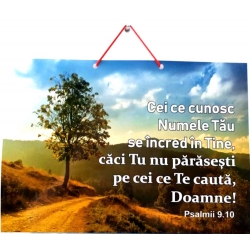 Poster A4, Cei care cunosc Numele Tau...
